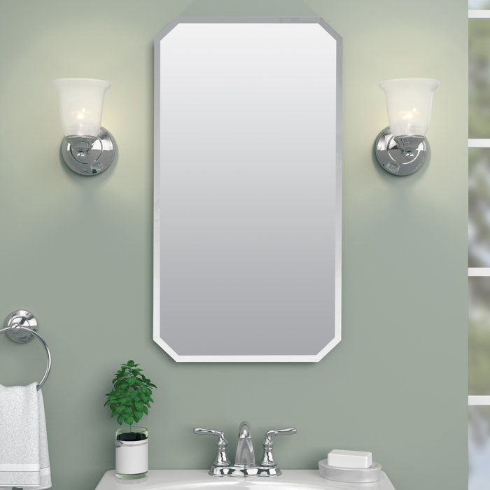 House of Hampton® Danieljames Recessed Frameless Medicine Cabinet ...